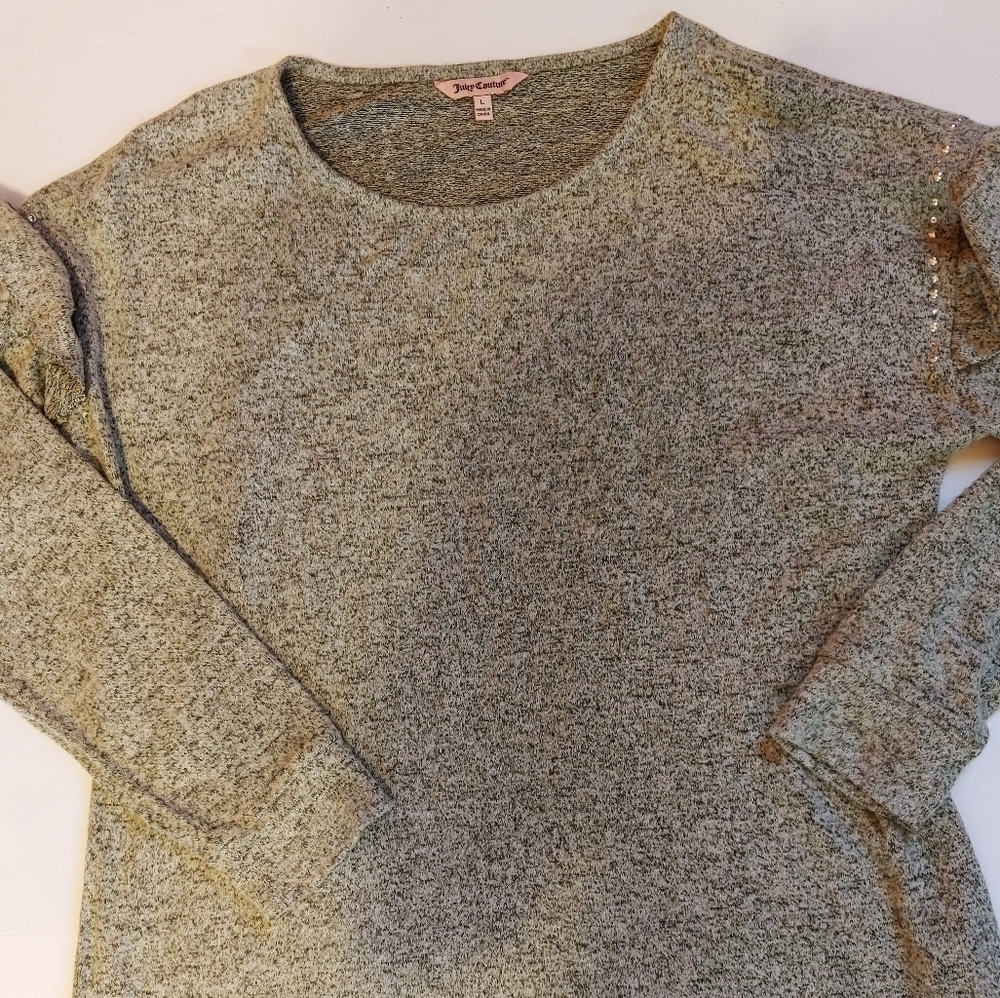 Juicy Couture Embellished Ruffle Sleeve L